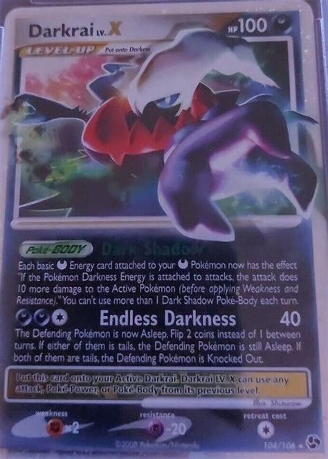 Darkrai lvx card price